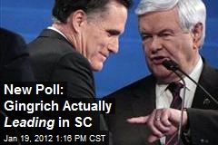 New Poll: Gingrich Actually Leading in SC