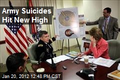Army Suicides Hit New High