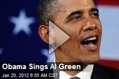 Obama Sings Al Green