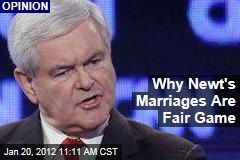 Why Newt Gingrich's Marriages Are Fair Game: Ariel Levy