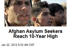 Afghan Asylum Seekers Reach 10-Year High