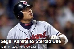 Segui Admits to Steroid Use