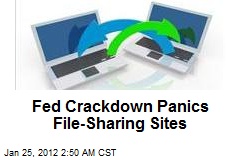 Fed Crackdown Panics File-Sharing Sites