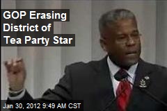 GOP Erasing District of Tea Party Star