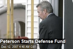 Peterson Starts Defense Fund