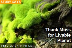 Thank Moss for Livable Planet