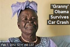 &#39;Granny&#39; Obama Survives Car Crash