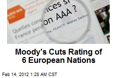 Moody&#39;s Cuts Rating of 6 European Nations