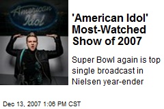 'American Idol' Most-Watched Show of 2007