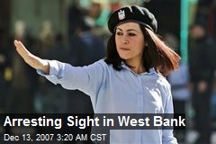 Arresting Sight in West Bank