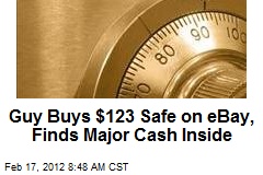 Guy Buys $123 Safe on eBay, Finds Major Cash Inside