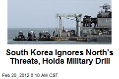 South Korea Ignores North&#39;s Threats, Holds Military Drill