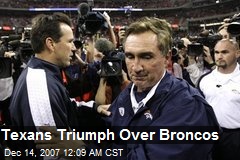 Texans Triumph Over Broncos