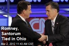 Romney, Santorum Tied in Ohio