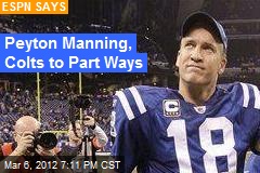 Peyton Manning, Colts to Part Ways