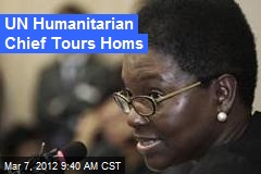 UN Humanitarian Chief Tours Homs