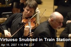 Virtuoso Snubbed in Train Station