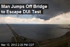 Man Jumps Off Bridge to Escape DUI Test