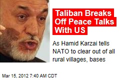 Taliban Breaks Off Peace Talks With US