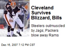 Cleveland Survives Blizzard, Bills