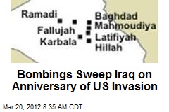 Bombings Sweep Iraq on Anniversary of US Invasion