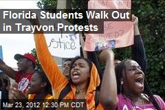 Florida Students Walk Out in Trayvon Protests