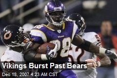 Vikings Burst Past Bears