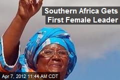 Southern Africa Gets First Female Leader