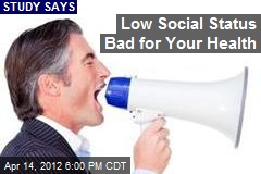 Low Social Status Bad for Your Health