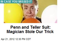 Penn and Teller Suit: Magician Stole Our Trick
