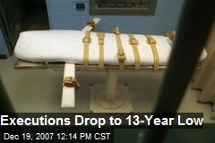 Executions Drop to 13-Year Low
