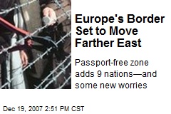 Europe's Border Set to Move Farther East