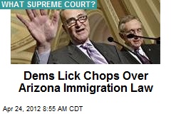 Dems Lick Chops Over Arizona Immigration Law