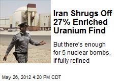 Iran Shrugs Off 27% Enriched Uranium Find