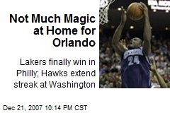 Not Much Magic at Home for Orlando