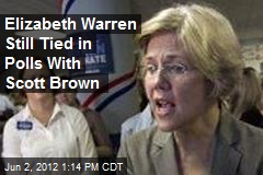 Elizabeth Warren Still Tied in Polls With Scott Brown