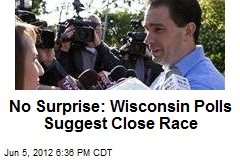 No Surprise: Wisconsin Exit Polls Suggest Close Race