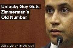 Unlucky Guy Gets Zimmerman&#39;s Old Number