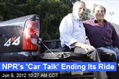 NPR&#39;s &#39;Car Talk&#39; Ending Its Ride