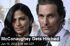 McConaughey Gets Hitched