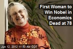 First Woman to Win Nobel in Economics Dead at 78