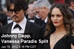 Johnny Depp, Vanessa Paradis Split