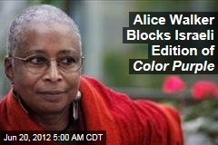 Alice Walker Blocks Israeli Edition of Color Purple
