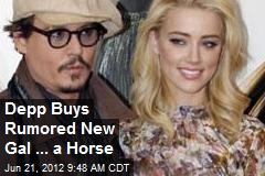 Depp Buys Rumored New Gal ... a Horse