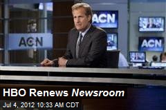 HBO Renews Newsroom