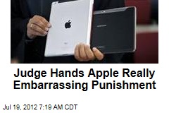 Judge Hands Apple Really Embarrassing Punishment