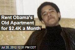 Rent Obama&#39;s Old Apartment for $2.4K a Month