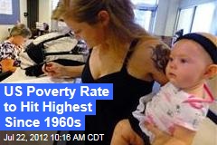 US Poverty Rate to Hit Highest Since 1960s