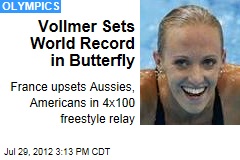 Vollmer Sets 2nd World Record at the Games