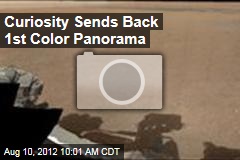 Curiosity Sends Back 1st Color Panorama